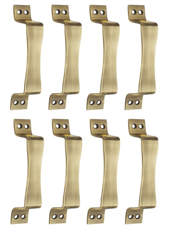 Chitra Jazz Series Stainless Steel Door/Cabinet Handles Pack of 8 (6 Inch, Antique Brass) - Image 1
